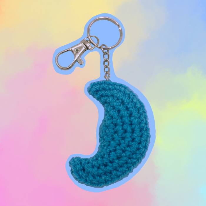 Bright Moon Keyring