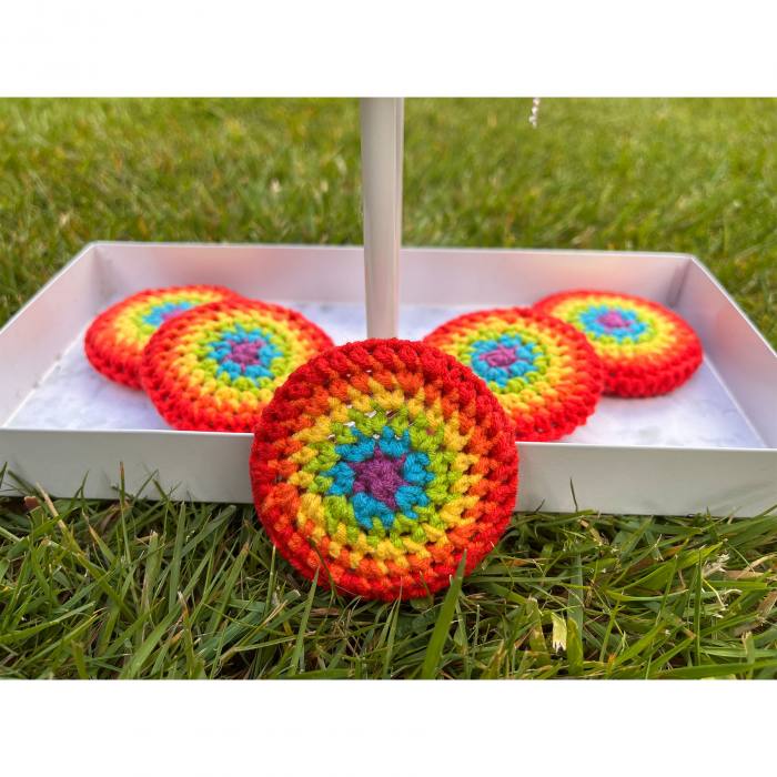 Rainbow Striped Badge - Image 2