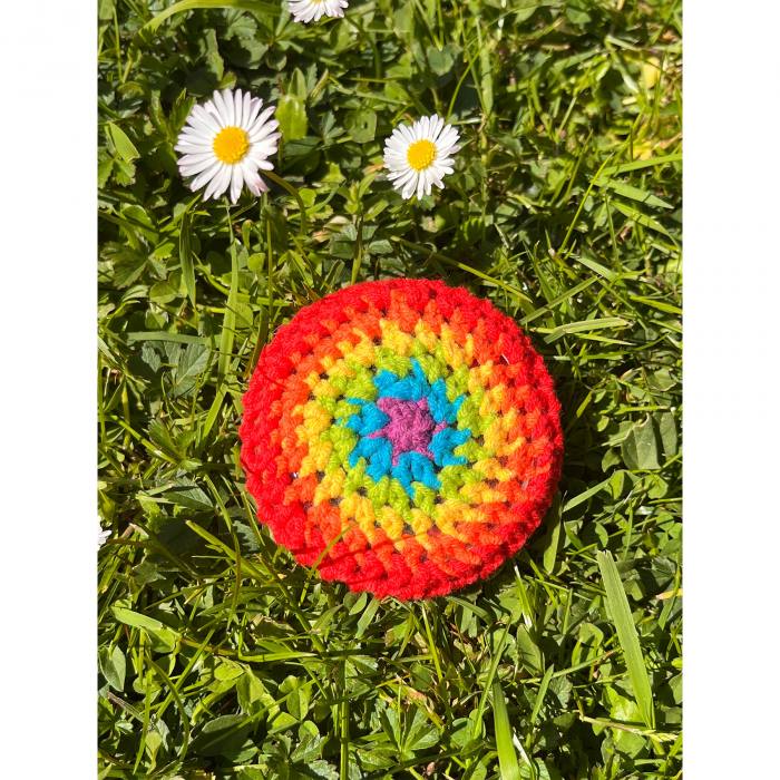 Rainbow Striped Badge