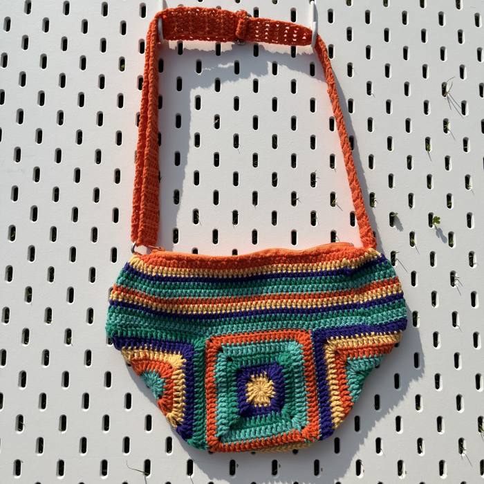 Crochet Cross Body Bag