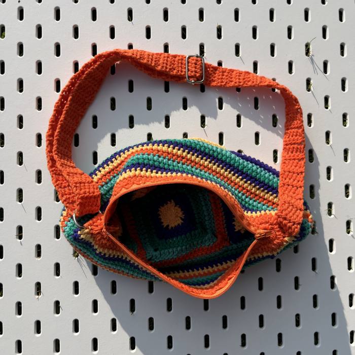 Crochet Cross Body Bag - Image 2