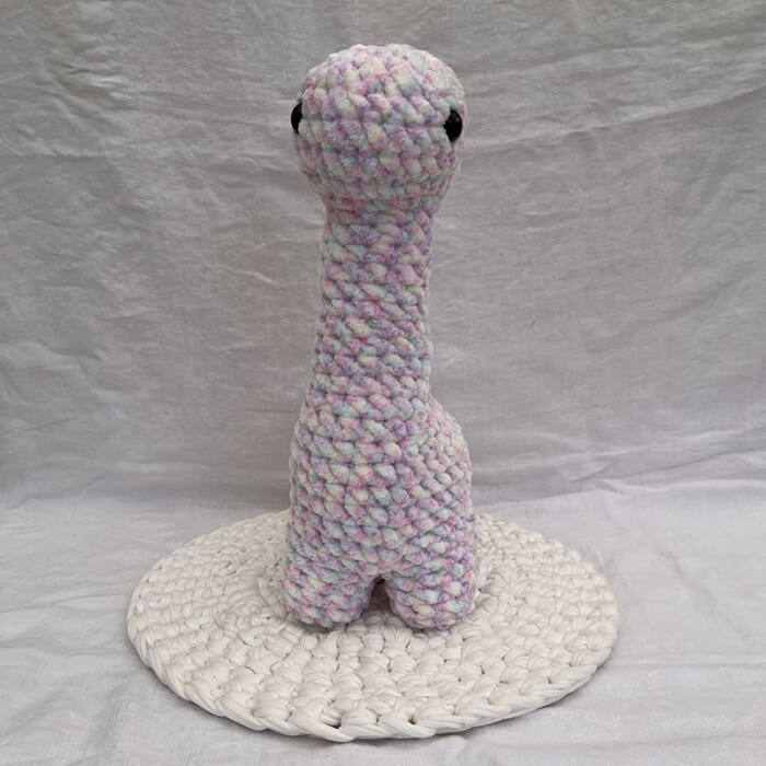 Giant Rainbow Dino Plushie