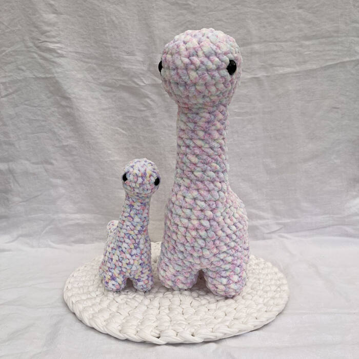 Giant Yellow Scrappy Dino Plushie - Image 3