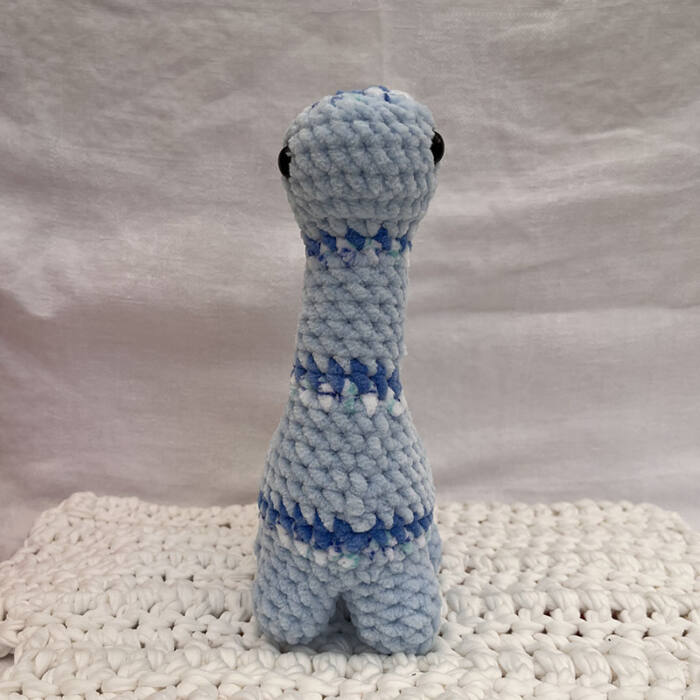 Scrappy Blue Dino Plushie