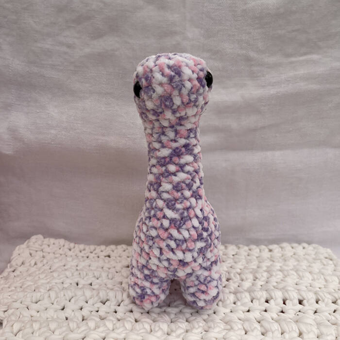 Purple and Pink Dino Plushie