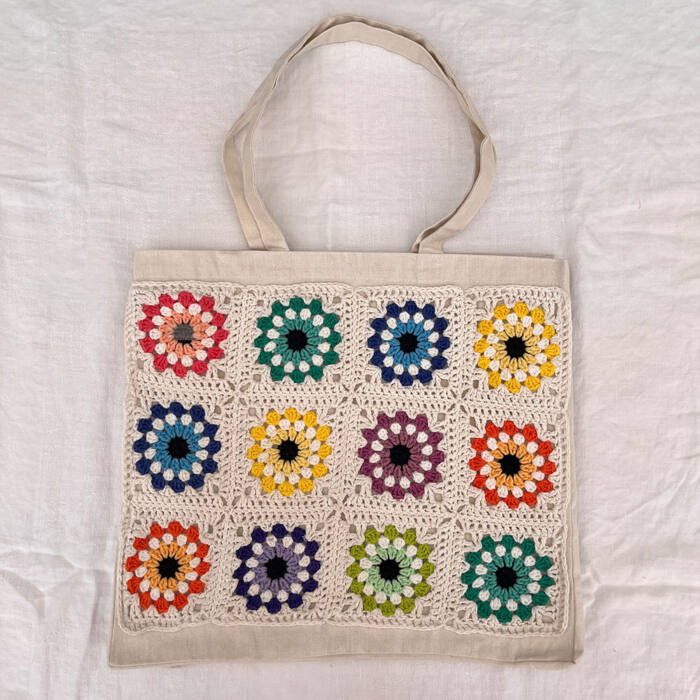 Multi Coloured Evil Eye Tote Bag
