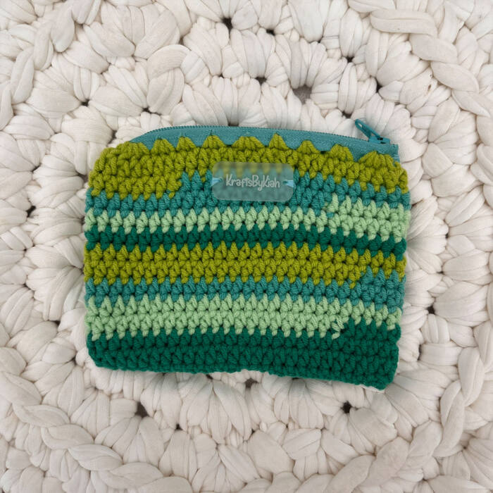 Green Stripe Purse