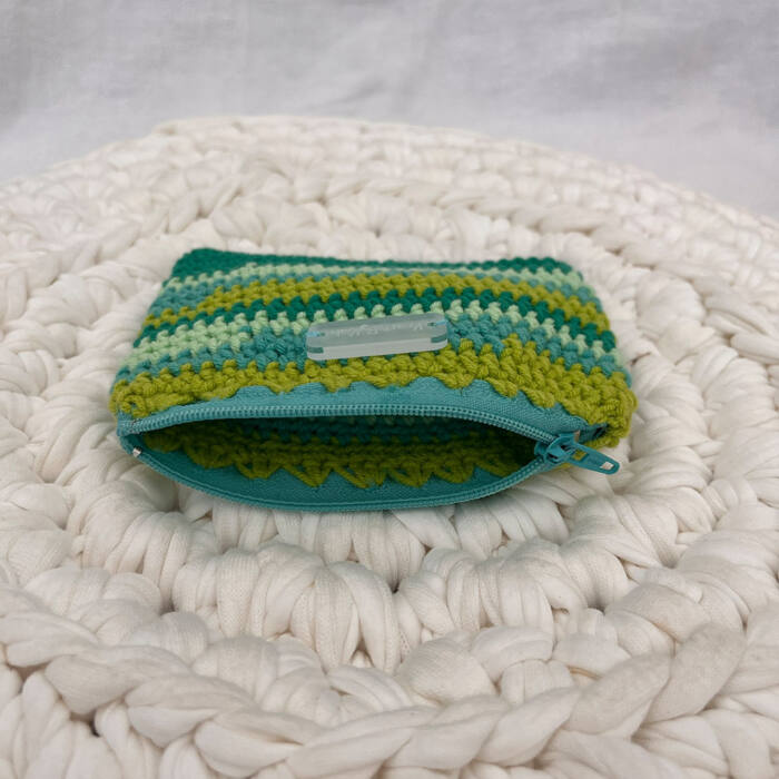 Green Stripe Purse - Image 2