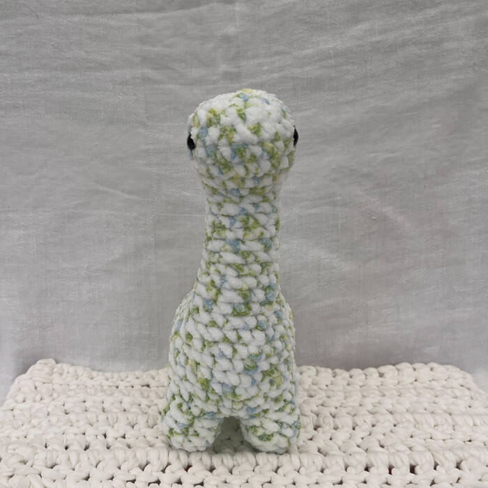 Blue and Green Dino Plushie