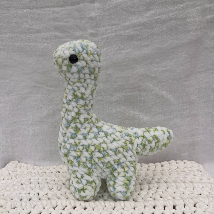 Blue and Green Dino Plushie - Image 2