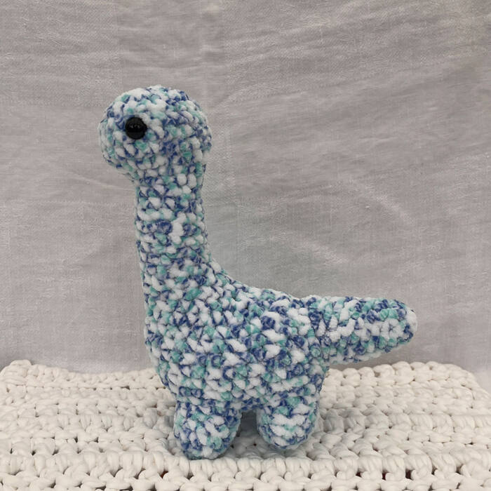 Blue Dino Plushie - Image 2