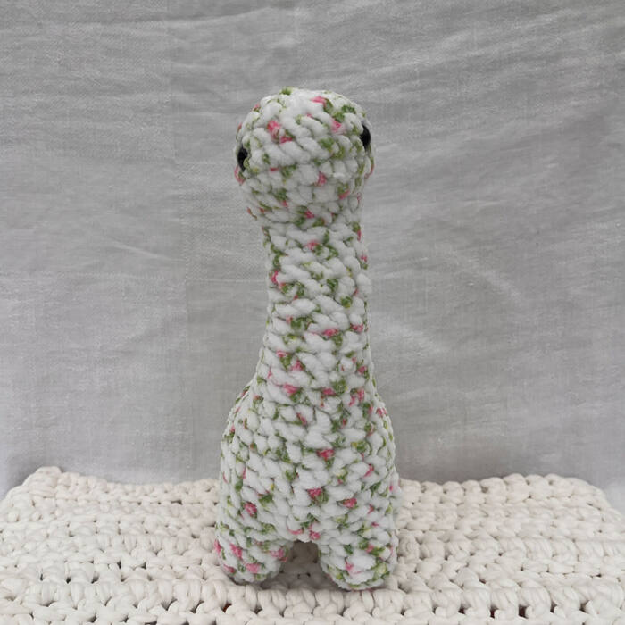 Green and Pink Dino Plushie
